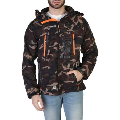 Geographical Norway Men Clothing Techno-Camo Man Brown