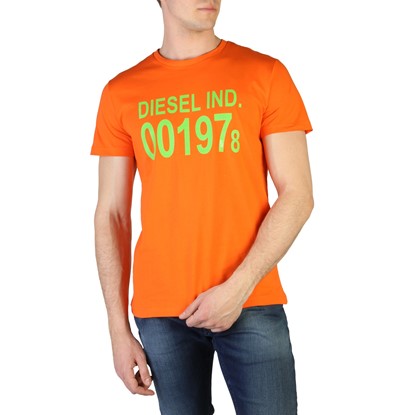 Picture of Diesel Men Clothing T-Diego 00Sasa Orange