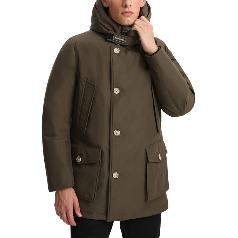  Woolrich Men Clothing Arctic-Parka-483 Green