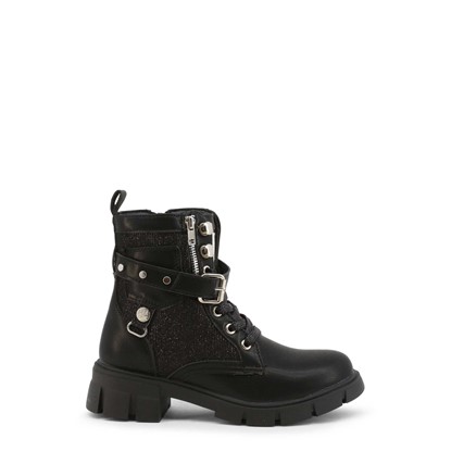 Picture of Shone Girl Shoes 245-001 Black