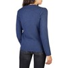  100% Cashmere Women Clothing C-Neck-W Blue