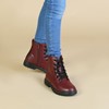  Shone Boy Shoes 8A12-021 Red