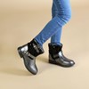  Shone Girl Shoes 234-021 Grey