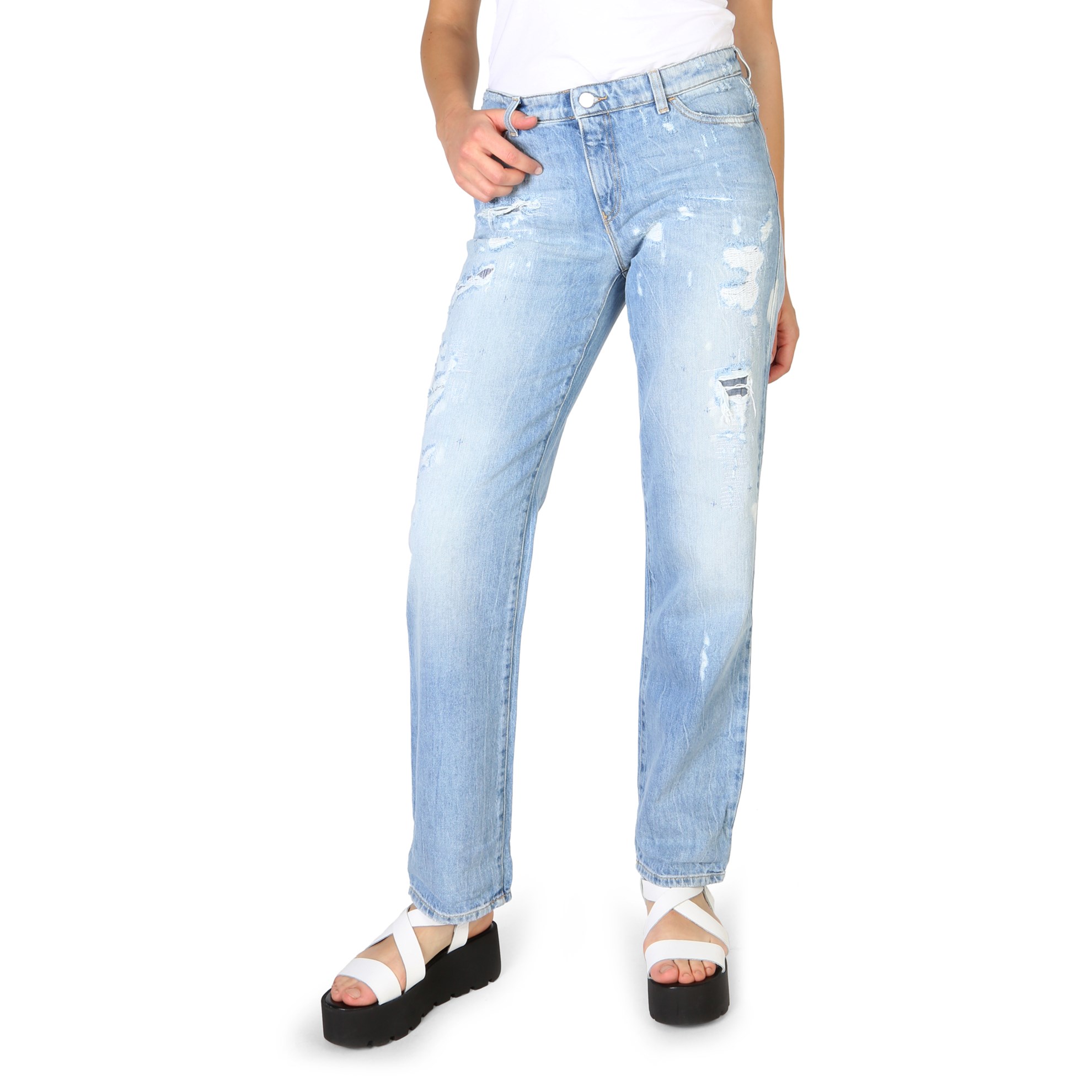 Armani Jeans Women Clothing 3Y5j15 5D1az Blue