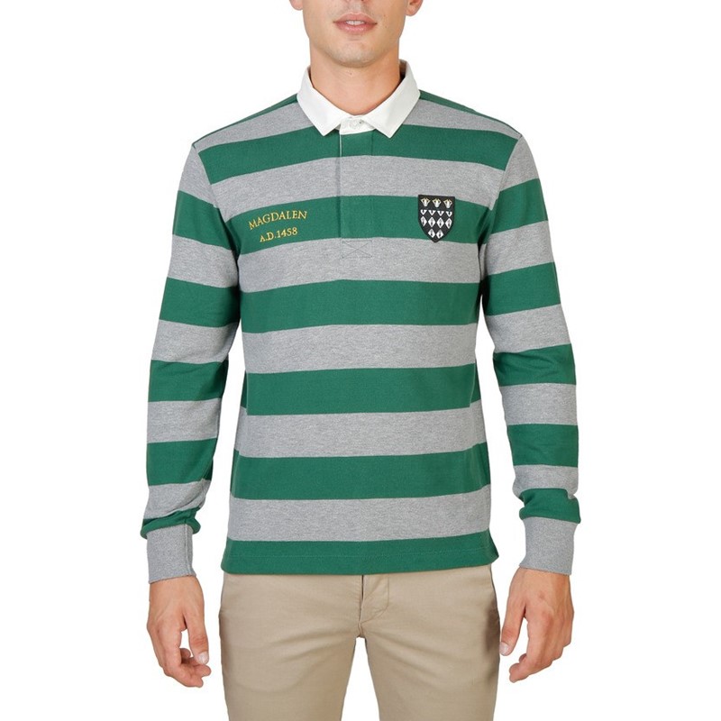  Oxford University Men Clothing Magdalen-Rugby-Ml Green