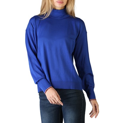 Picture of Tommy Hilfiger Women Clothing Ww0ww25581 Blue
