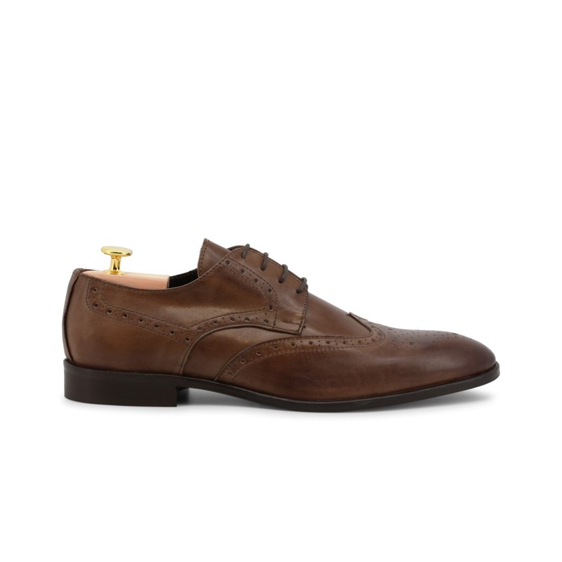  Duca Di Morrone Men Shoes Valerio-Pelle Brown